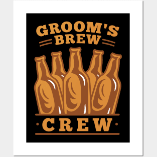Wedding Party Brew Bond Posters and Art